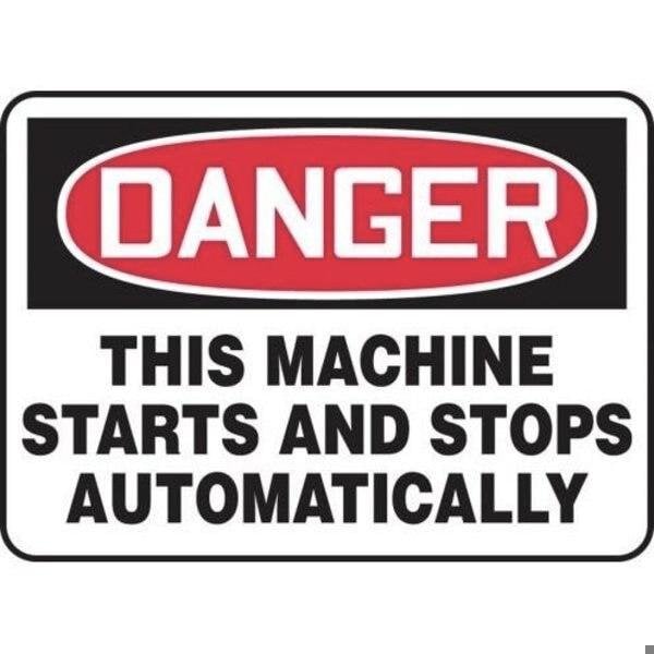 Accuform OSHA DANGER SAFETY SIGN THIS MEQM150XT MEQM150XT - main